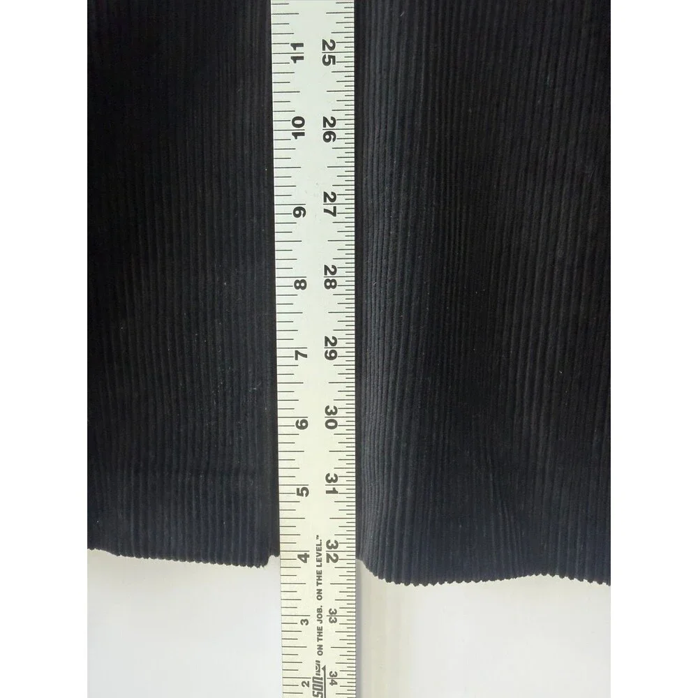 Vintage J.G. Hook Blazer Mens 46L Black Corduroy Sport Coat 2 Button Blazer